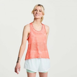 Saucony Elevate Tank Top Baskılı | CWFDYX046