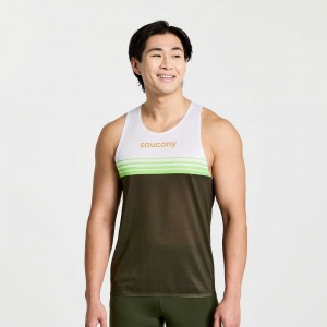 Saucony Elite Singlet Umbra | YIOAPW621