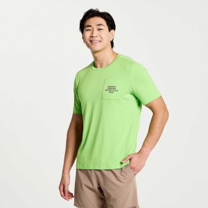 Saucony Explorer Short Sleeve Invader Graphic | INSPFX540