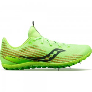 Saucony Havok XC 3 Flat Slime | DLSIBZ984