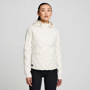 Saucony Hurricane Insulated Jacket Bej Rengi | QAGZLD845