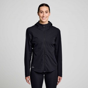 Saucony Hurricane Waterproof Jacket Siyah | AICQRW926