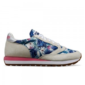 Saucony Jazz 81 Floral Beyaz | SCDYBM914