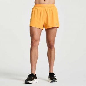 Saucony Outpace 2.5" Split Short Marigold | GDEWSN170