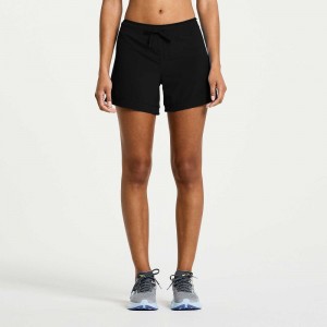 Saucony Outpace 5" Short Siyah | LTBRQV170