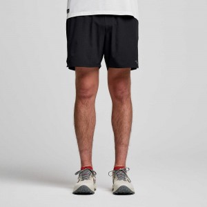 Saucony Peregrine 6" Short Siyah | TBMYUV624