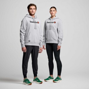 Saucony Recovery Hoody Açık Gri | CHFMLD795