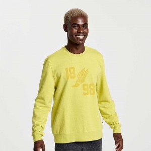 Saucony Rested Crewneck Arroyo Heather Graphic | FROCGN625