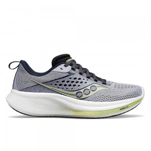 Saucony Ride 17 Wide Lacivert | TYOVLM830