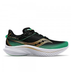 Saucony Shamrock Kinvara 14 Siyah Yeşil | GXAOCB304