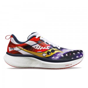 Saucony Stars & Stripes Ride 17 Çizgili | DTAGRH950