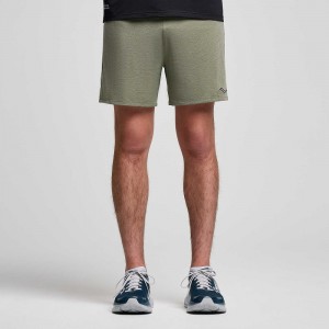 Saucony Stopwatch 5" Short Bough Heather | QGYOZD271