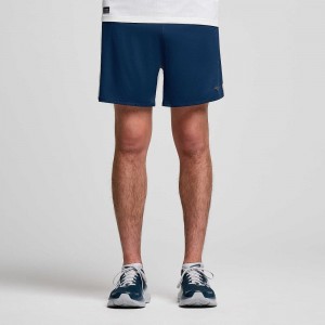 Saucony Stopwatch 5" Short Lacivert | DUNPVL084