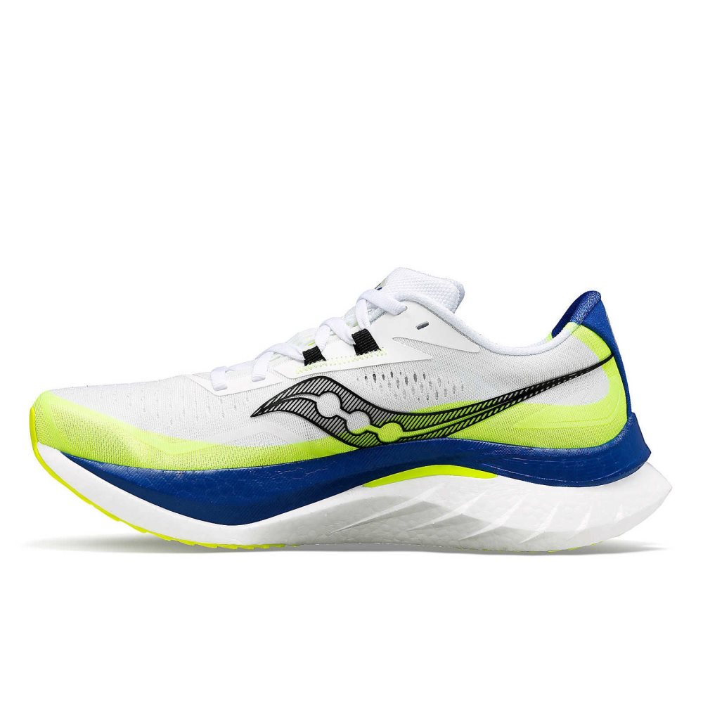 Saucony Boston Endorphin Speed 4 Beyaz Mavi | RSHVJX284