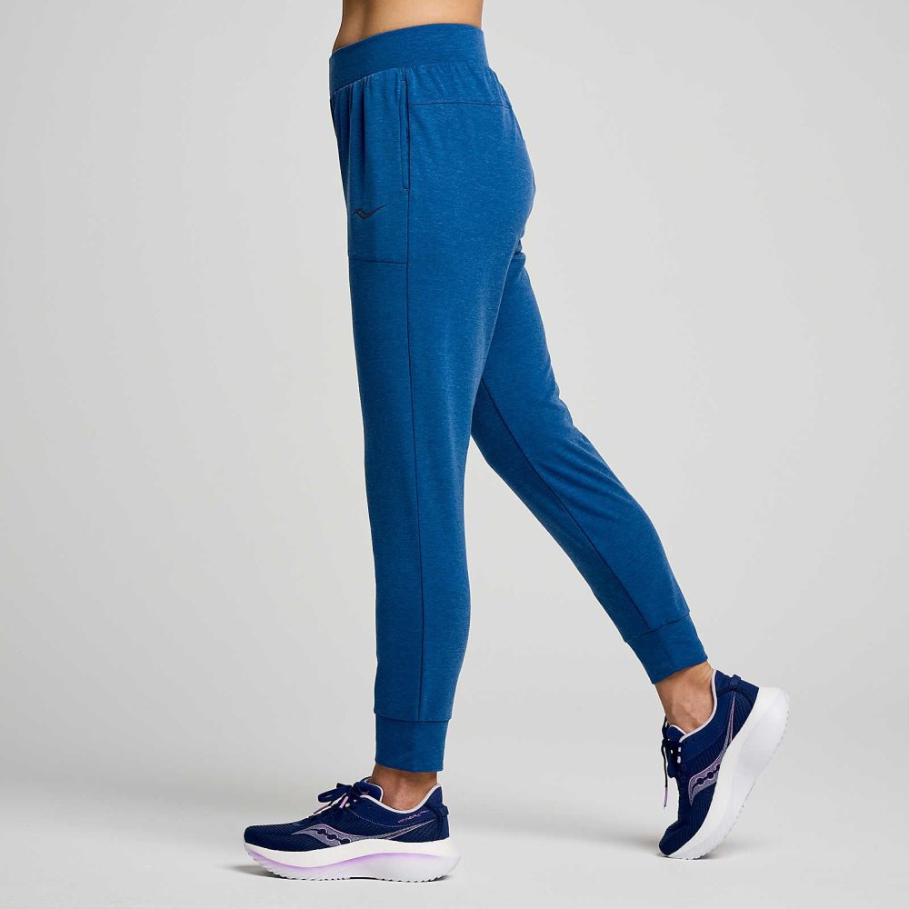 Saucony Boston Pant Indigo | PIQDZL435