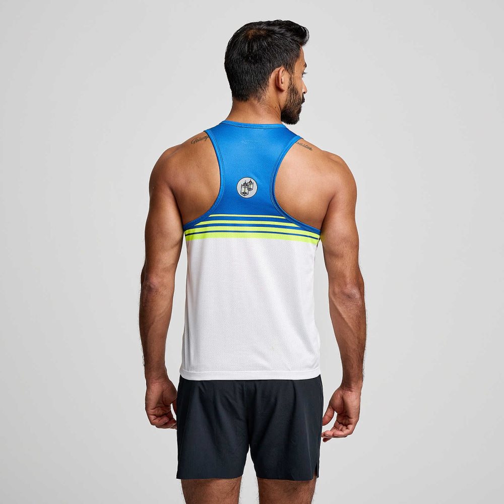 Saucony Boston Stopwatch Graphic Singlet Boston 2024 | ZQXACO237