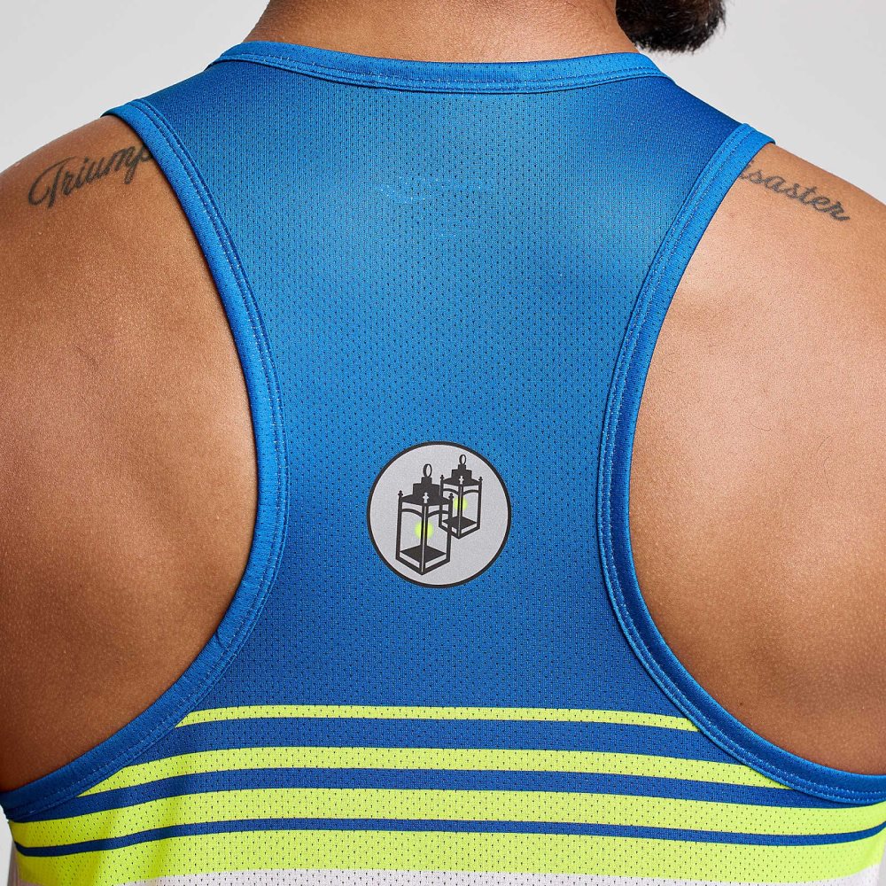 Saucony Boston Stopwatch Graphic Singlet Boston 2024 | ZQXACO237