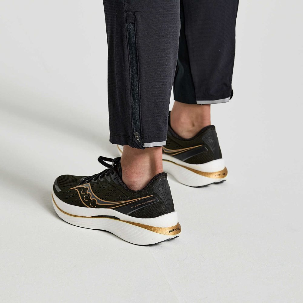 Saucony Boston Woven Pant Siyah | IUEVJF016