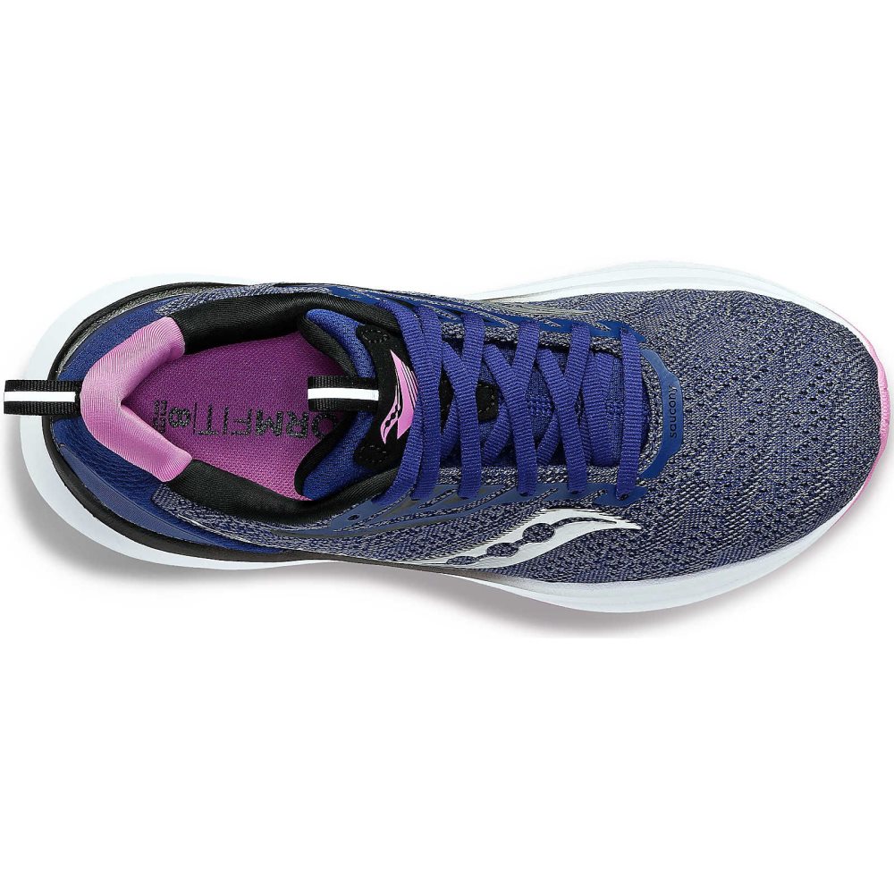 Saucony Echelon 9 Indigo Mor | AWYKTI324