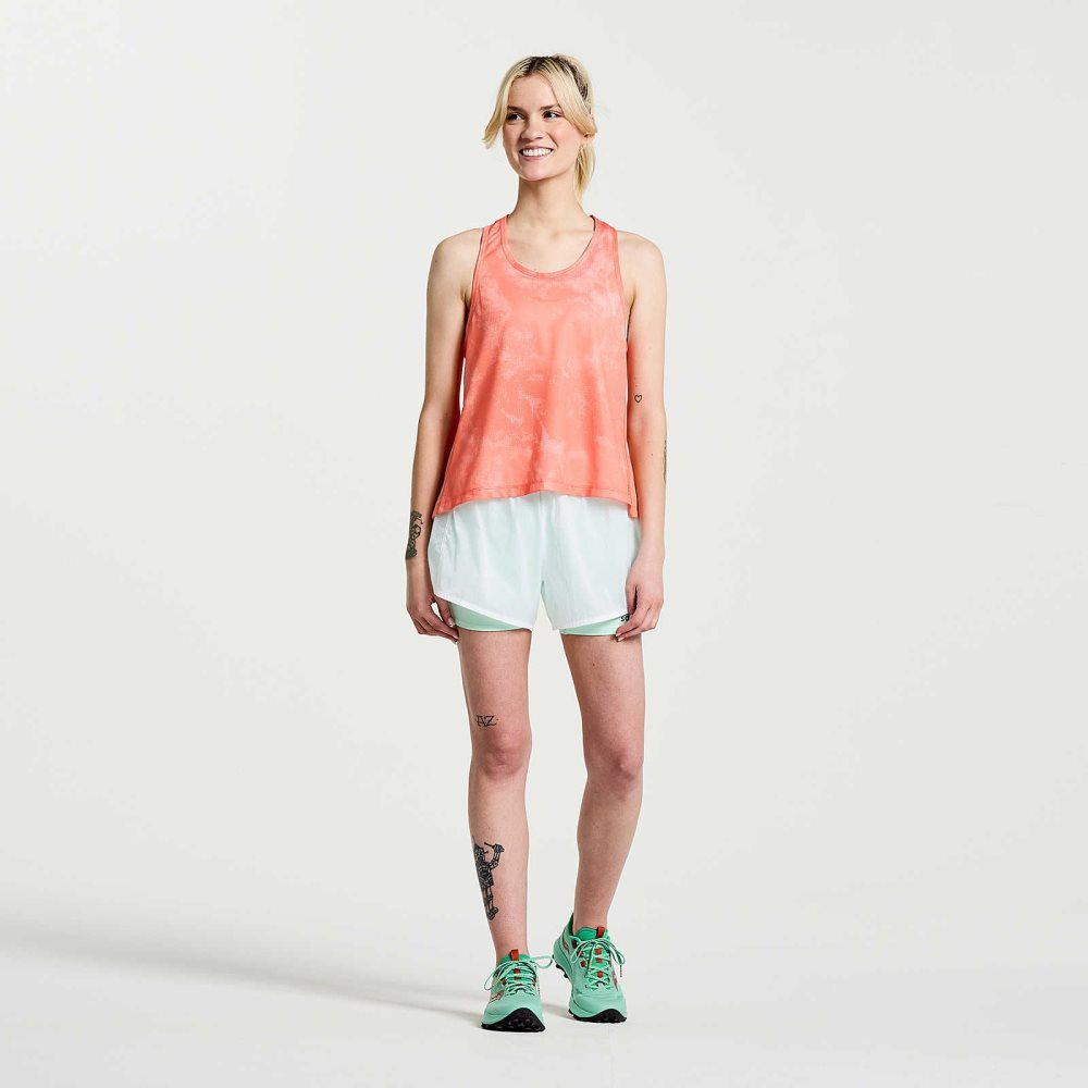 Saucony Elevate Tank Top Baskılı | CWFDYX046