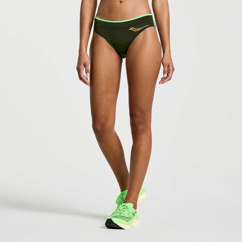 Saucony Elite Brief Short Umbra | CEDYJZ081