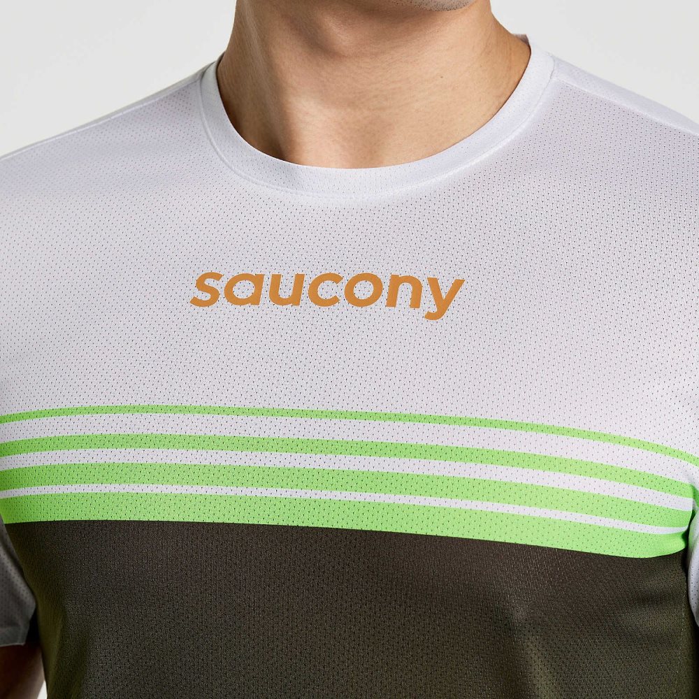 Saucony Elite Short Sleeve Umbra | EZXBOA815