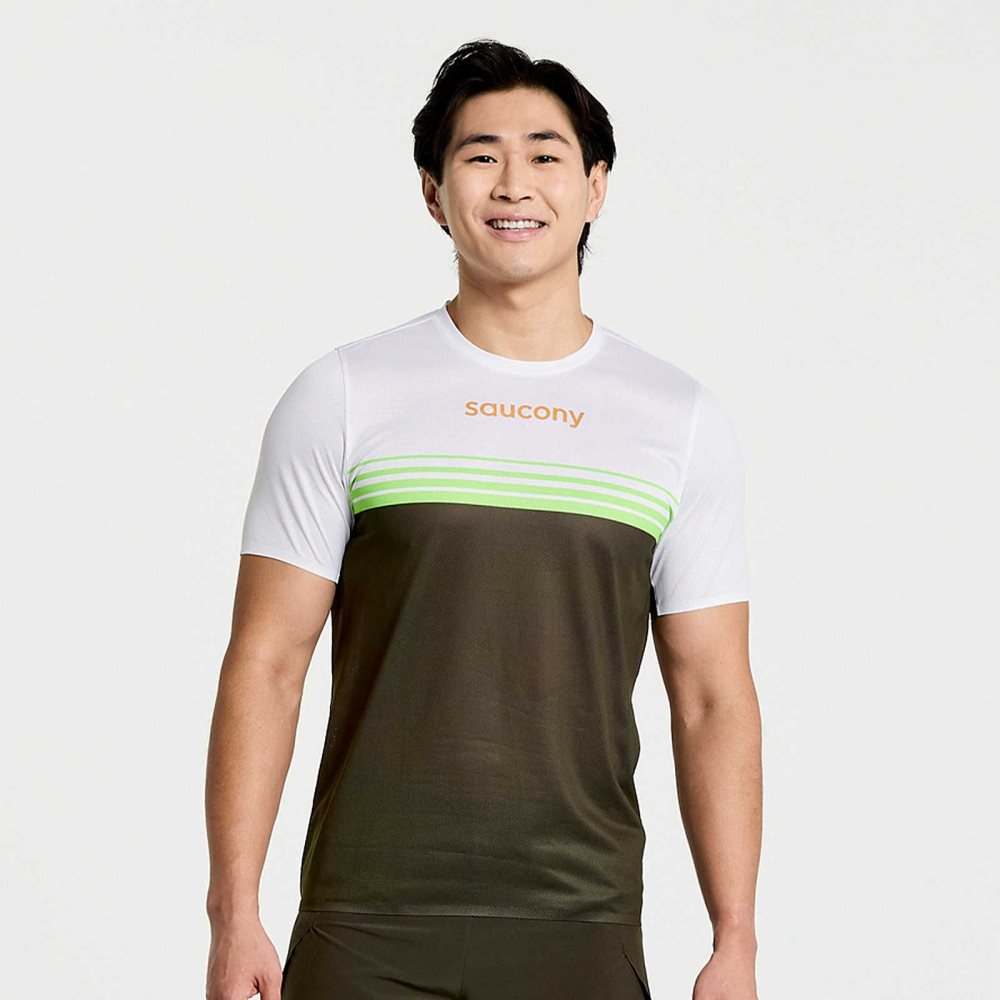 Saucony Elite Short Sleeve Umbra | EZXBOA815