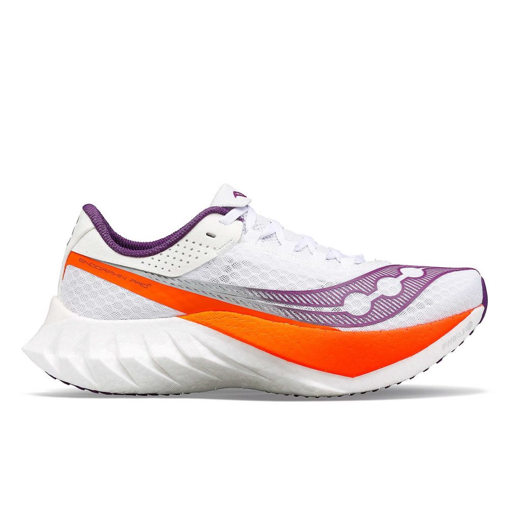 Saucony Endorphin Pro 4 Beyaz Mor | QTNLZO273