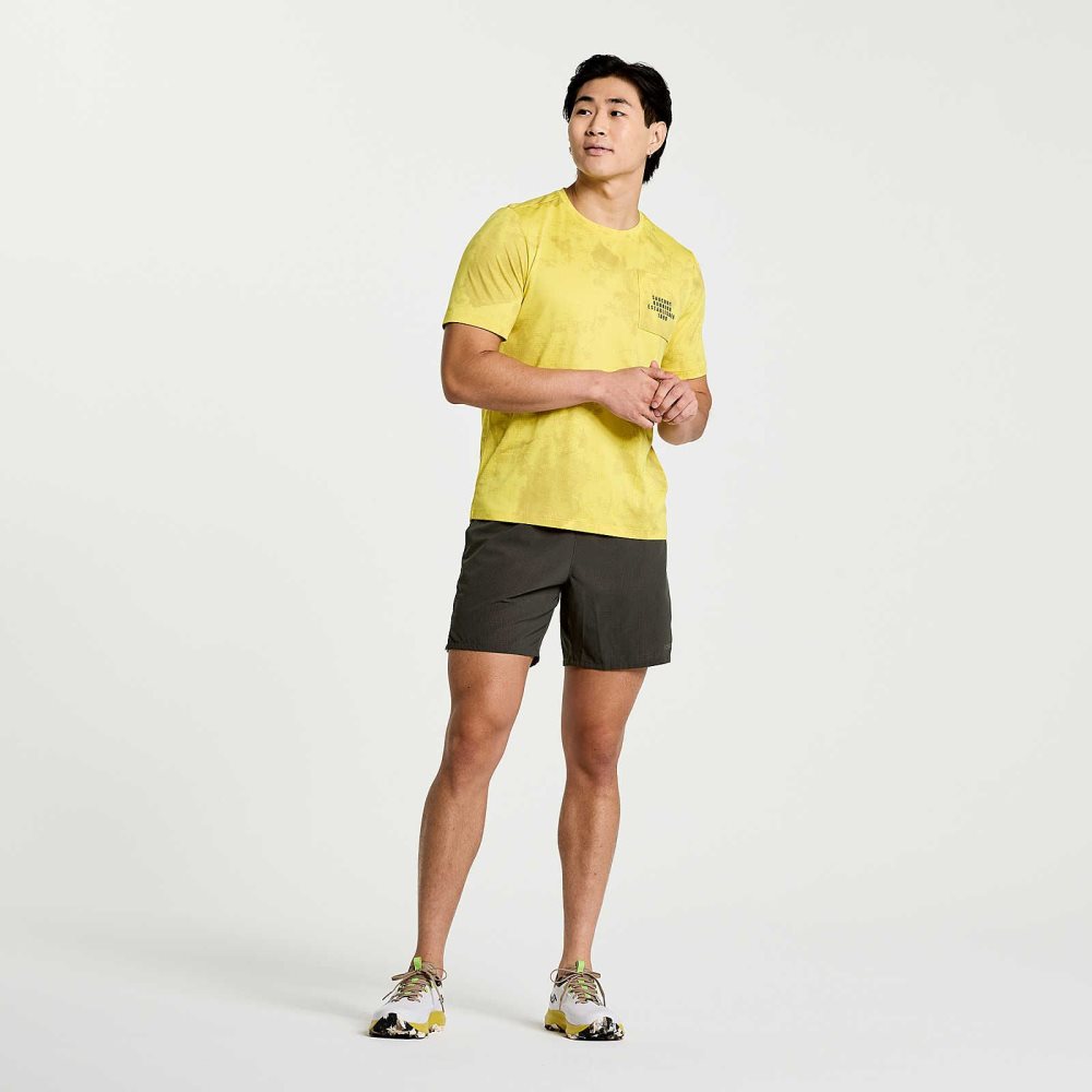 Saucony Explorer Short Sleeve Baskılı | IZSHAV834