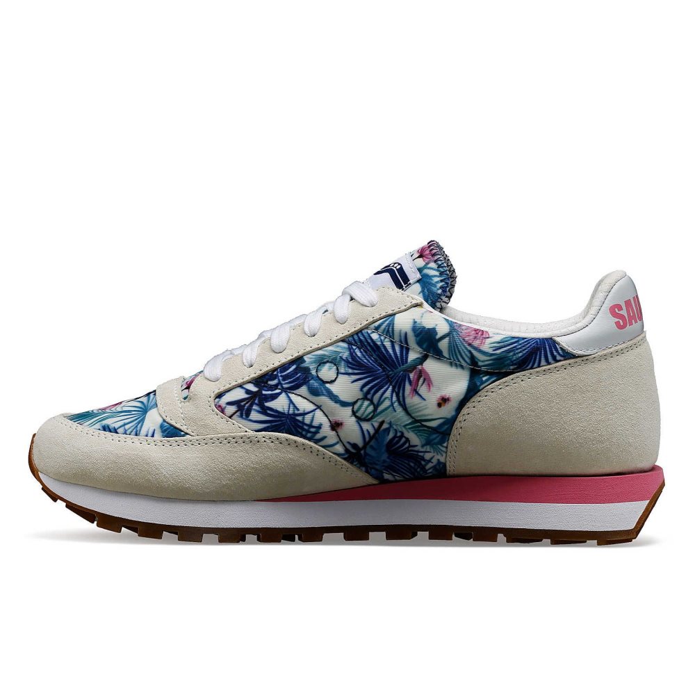 Saucony Jazz 81 Floral Beyaz | SCDYBM914