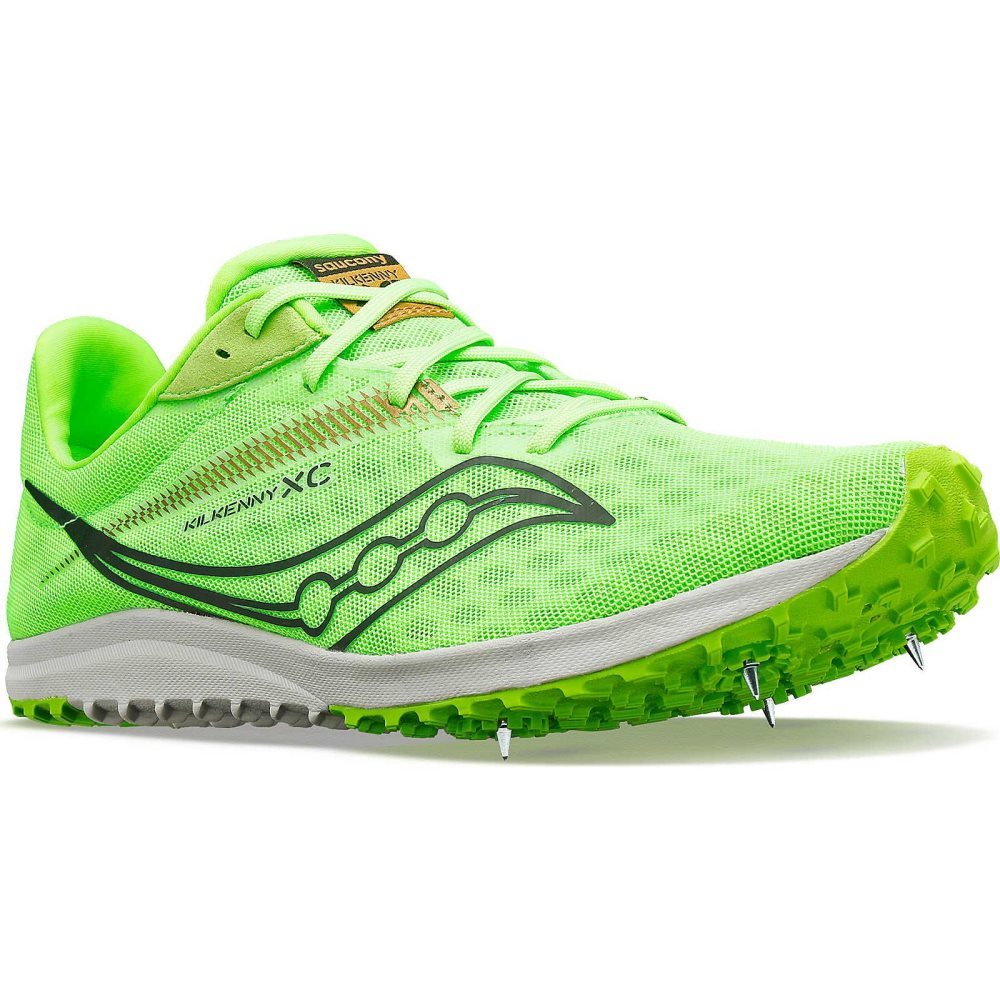 Saucony Kilkenny XC9 Spike Slime | QOUVDK705