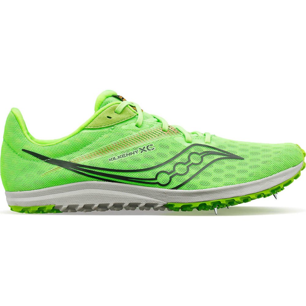 Saucony Kilkenny XC9 Spike Slime | QOUVDK705