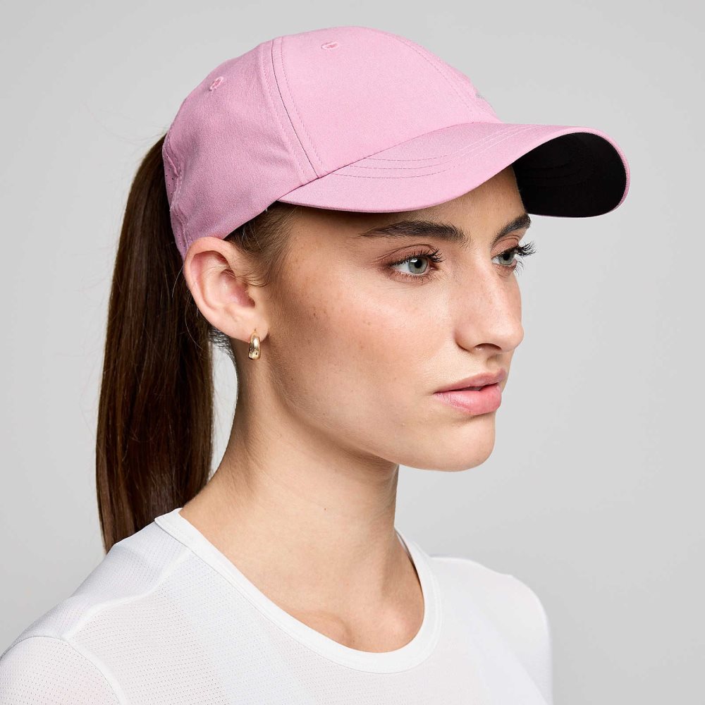 Saucony Outpace Pony Hat Mor | HKEMWJ150