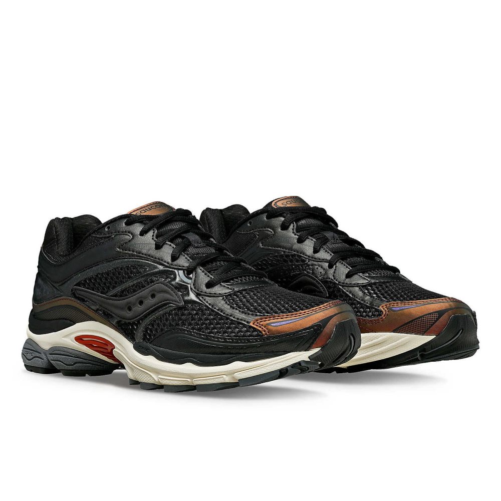 Saucony ProGrid Omni 9 Disrupt Siyah Kahverengi | TYSWLF029