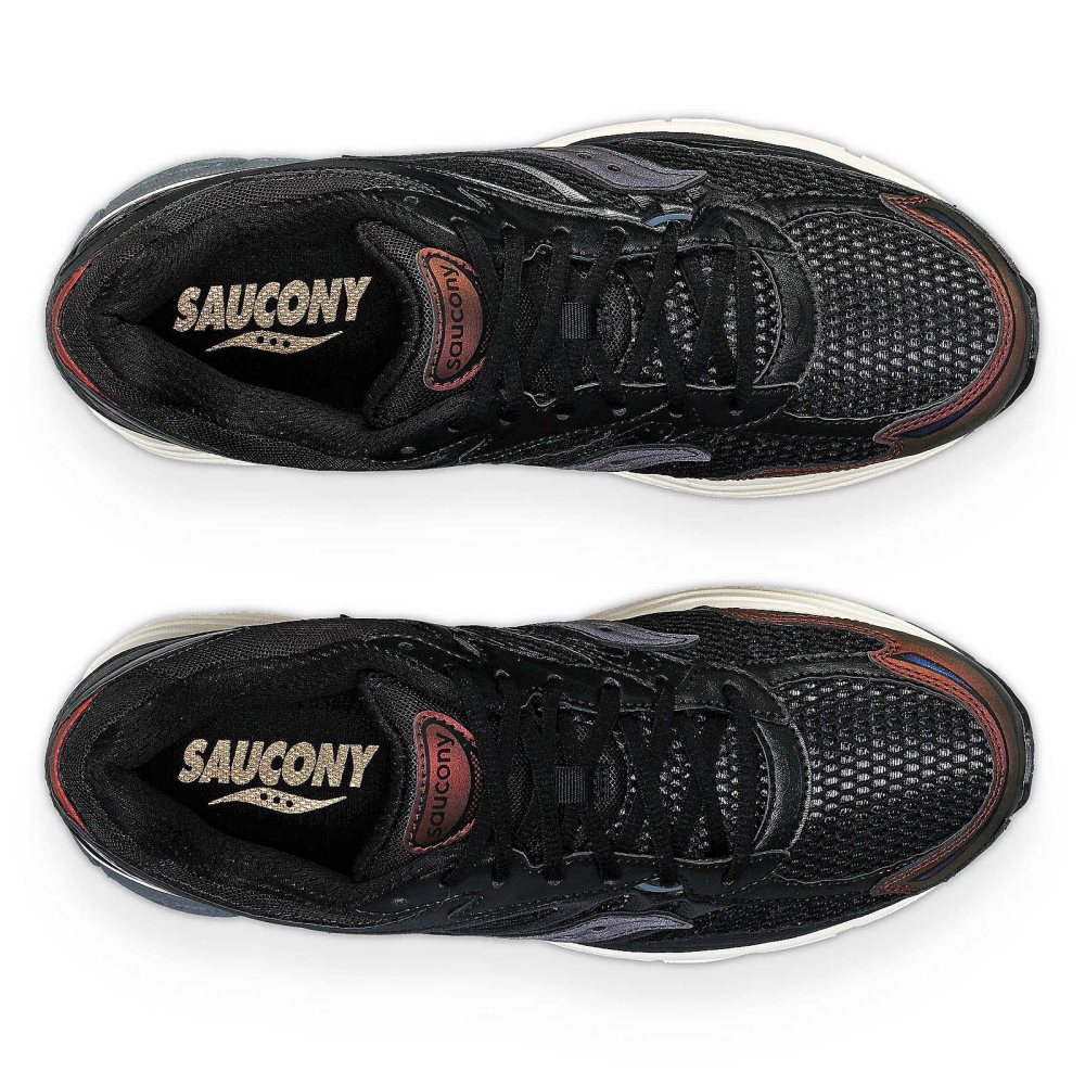 Saucony ProGrid Omni 9 Disrupt Siyah Kahverengi | TYSWLF029