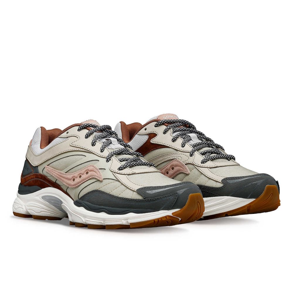 Saucony ProGrid Omni 9 Secure Kahverengi Gri Kahverengi | SUXKEB196