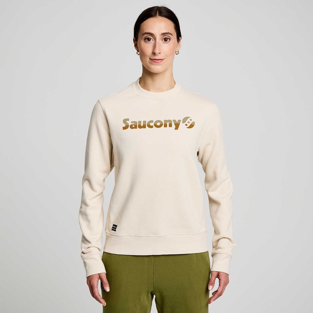 Saucony Recovery Crew Bej Rengi | CTHMAZ156