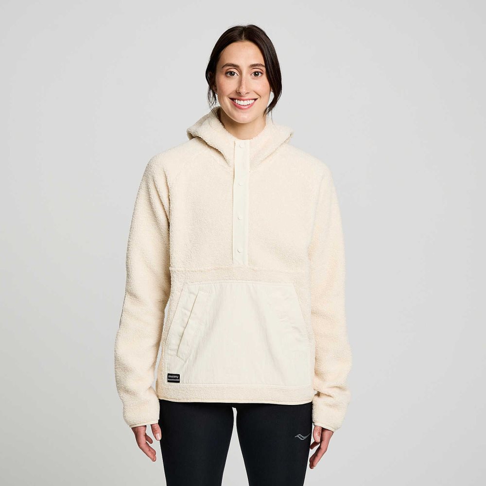 Saucony Recovery Sherpa Pullover Bej Rengi | BKODTI041