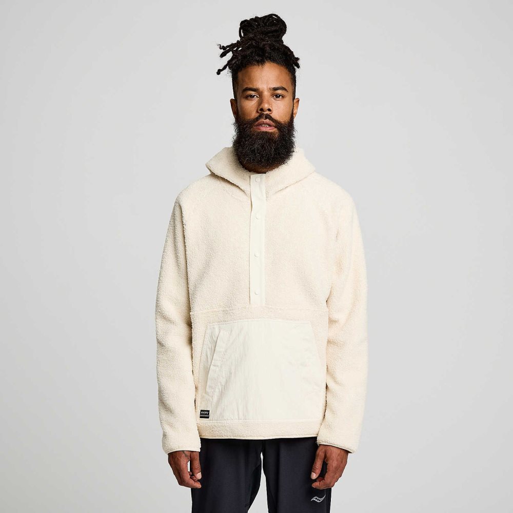 Saucony Recovery Sherpa Pullover Bej Rengi | BKODTI041