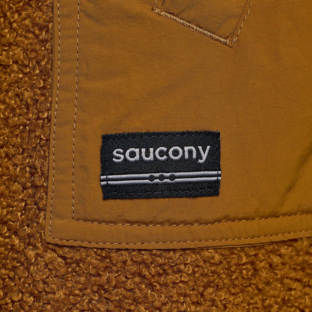 Saucony Recovery Sherpa Pullover Kahverengi | WAXUCP326