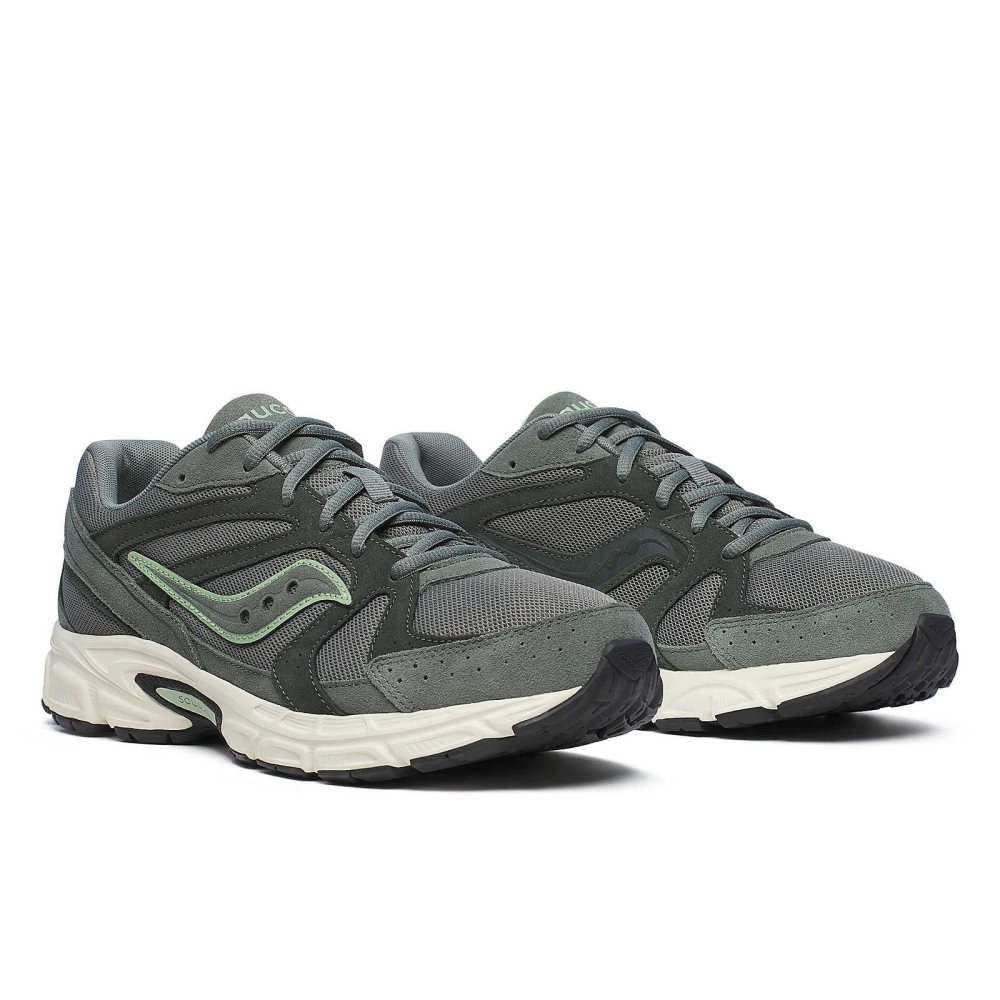 Saucony Ride Millennium Suede Zeytin Yeşili Beyaz | VBSEWI472