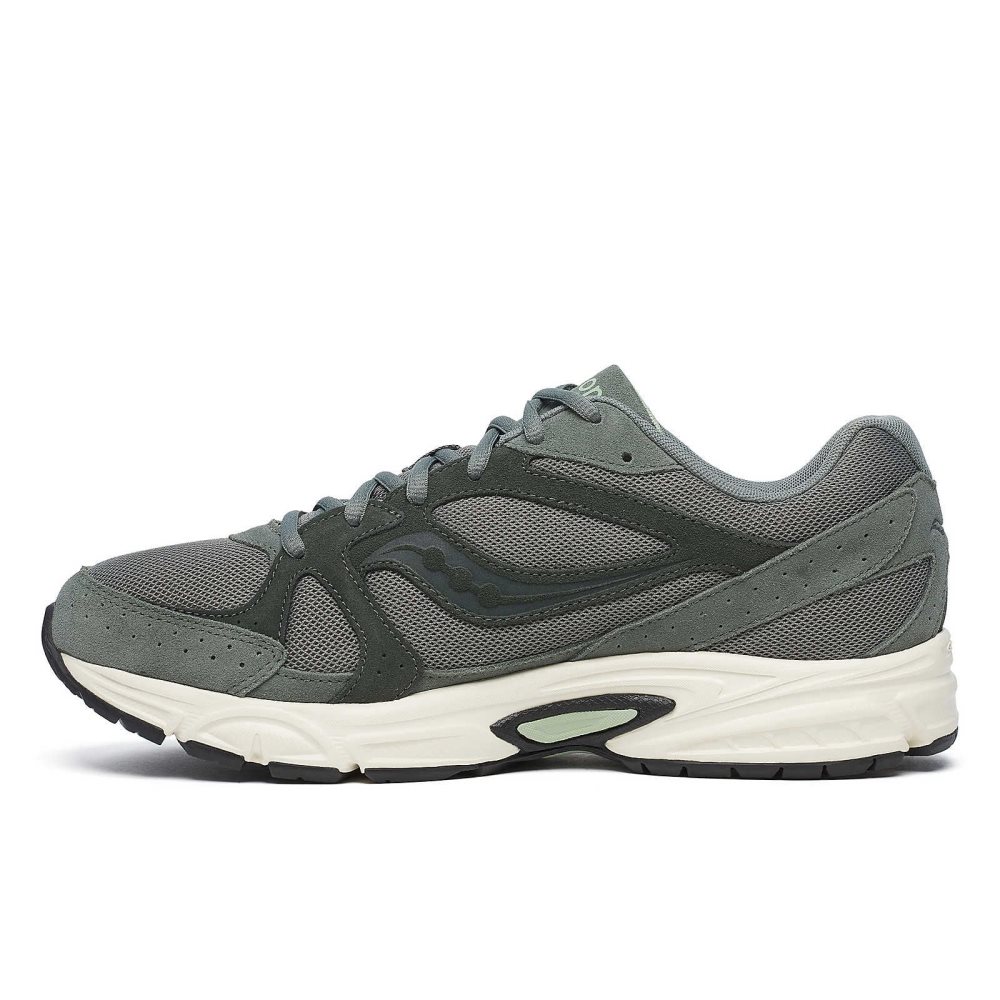 Saucony Ride Millennium Suede Zeytin Yeşili Beyaz | VBSEWI472