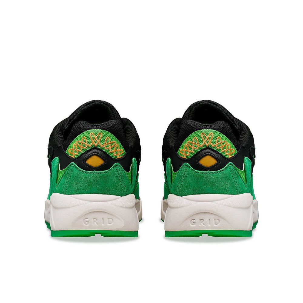 Saucony Shamrock Grid Shadow 2 Siyah Yeşil | ZCATXJ378