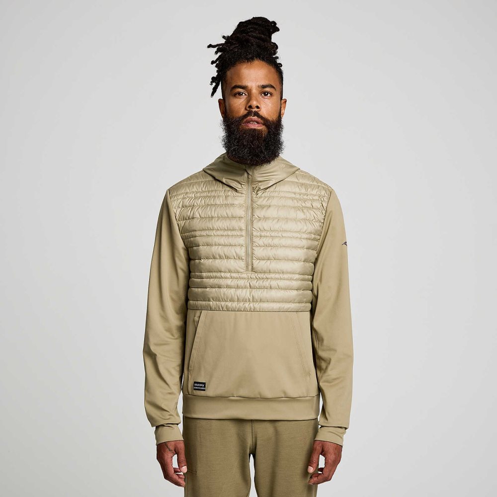 Saucony Solstice Oysterpuff Hoody Kahve | LOYDXG710