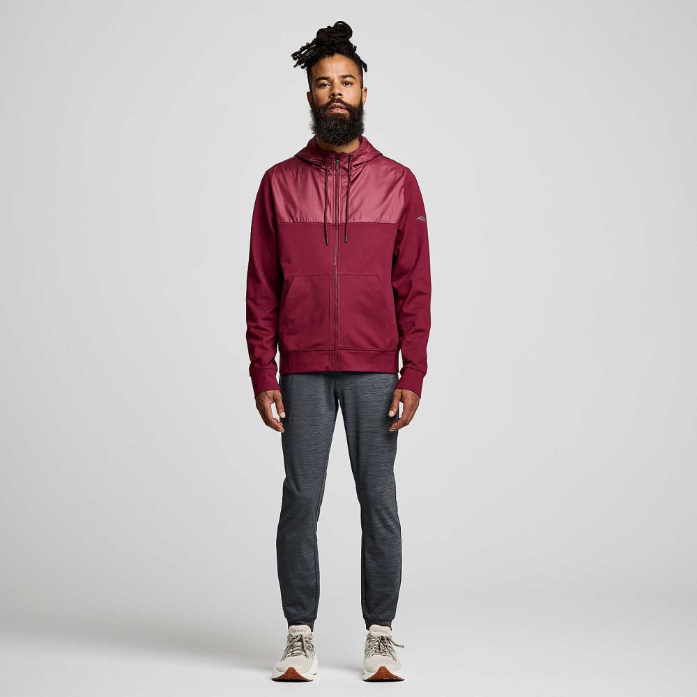 Saucony Solstice Zip Hoody Sundown Heather | WOMIYD321