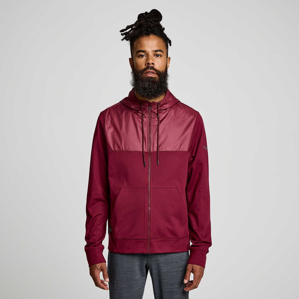 Saucony Solstice Zip Hoody Sundown Heather | WOMIYD321