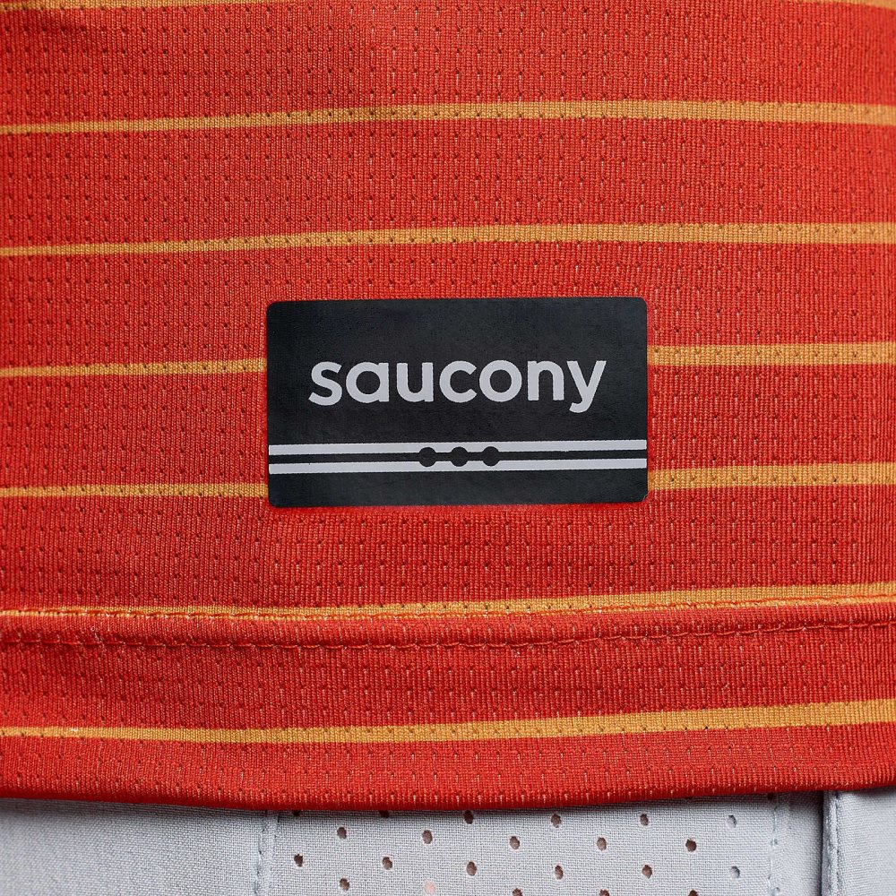 Saucony Stopwatch Graphic Singlet Baskılı | OGERZS076