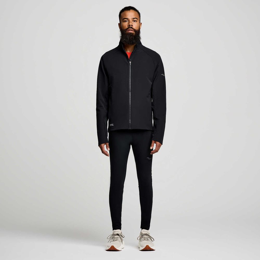 Saucony Triumph Jacket Siyah | UKQWDT390