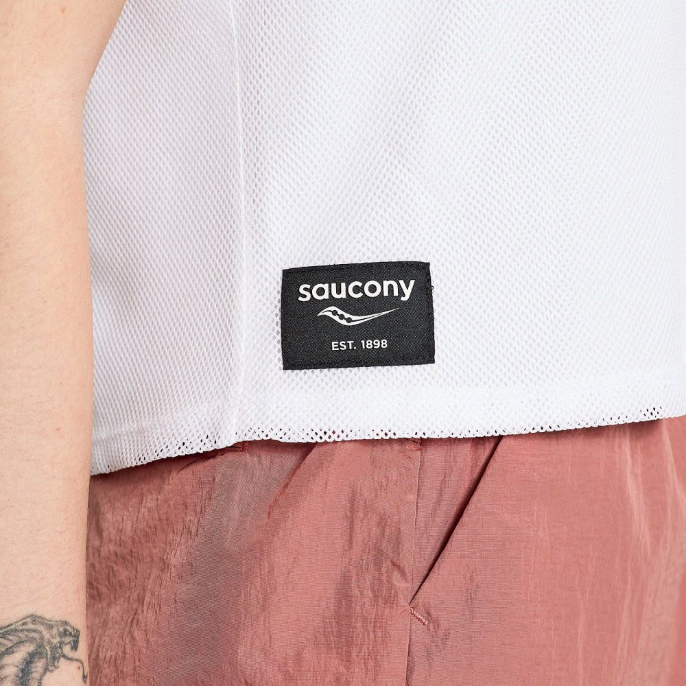 Saucony Unwind Sleeveless Beyaz | RZMWNX648